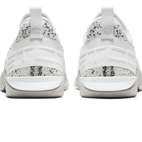 Women's White and Gray Athletic Shoes - Picture 3 of 14